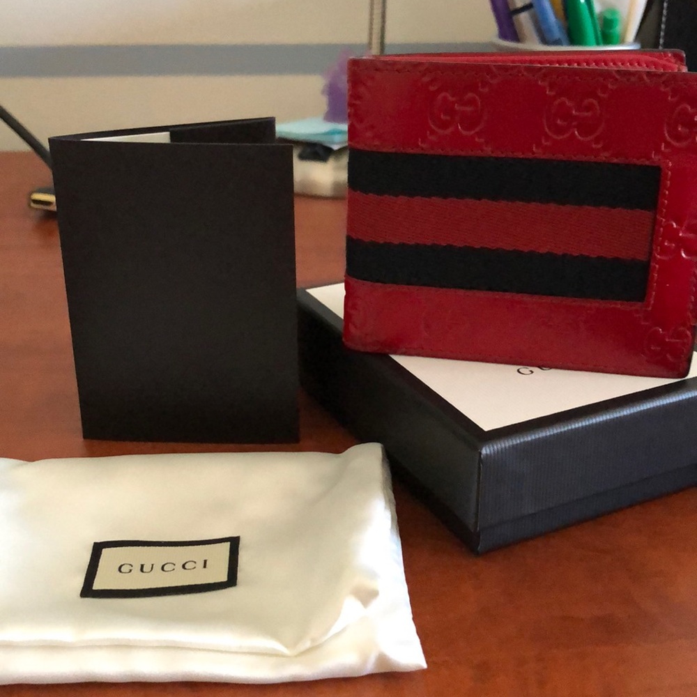 Gucci Red Wallet - Perfect for chinese new year!
